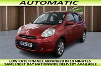 USED 2012 62 NISSAN MICRA 1.2 12V Acenta Hatchback 5dr Petrol CVT Euro 5 (80 ps) +++SAME DAY/NEXT DAY DELIVERY AVAILABLE+++
