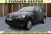 USED 2016 16 VOLKSWAGEN TOUAREG 3.0 TDI V6 BlueMotion Tech Escape SUV 5dr Diesel Tiptronic 4WD Euro 6 (s/s) (262 ps) ++ 1 FORMER KEEPER++