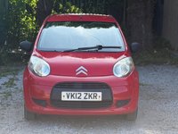 USED 2012 12 CITROEN C1 1.0i VT Euro 5 5dr RECENTLY NEW CLUTCH+12m MOT