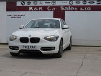USED 2013 13 BMW 1 SERIES 1.6 116i Sport Hatchback 5dr Petrol Manual Euro 5 (s/s) (136 ps) 