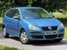 USED 2005 55 VOLKSWAGEN POLO 1.2 E Hatchback 3dr Petrol Manual (144 g/km, 65 bhp) 