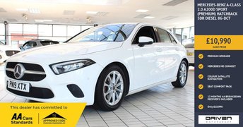 2019 MERCEDES-BENZ A-CLASS 2.0 A200d Sport (Premium) Hatchback 5dr Diesel 8G-DCT Euro 6 (s/s) (150 ps) &pound;10990.00