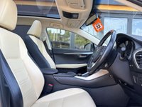 USED 2015 65 LEXUS NX 2.5 300h Luxury SUV 5dr Petrol Hybrid E-CVT 4WD Euro 6 (s/s) (197 ps) LEXUS NX300H LUXURY SUV PETROL HYBRID + FULL LEXUS MAIN DEALER SERVICE HISTORY + PANORAMIC TILT & SLIDE ROOF + MERCURY GREY EXTERIOR + 2 TONE IVORY & BLACK INTERIOR + 18" ALLOYS 10 SPOKE IN DARK GREY + PARKING PACK + AUTO FOLDING & ADJUSTING MIRRORS + MANY MORE EXTRAS   12 MONTH MOT + 6 MONTHS WARRANTY + PART EXCHANGE WELCOME + NATIONWIDE DELIVERY AVAILABLE
