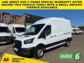 2023 FORD TRANSIT 2.0 TDCI T350 LEADER ECOBLUE L3 H3 LWB H/ROOF FWD 130BHP. FINANCE. PX &pound;10450.00