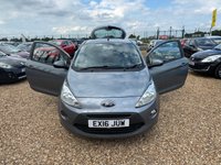 USED 2016 16 FORD KA 1.2 Zetec Hatchback 3dr Petrol Manual Euro 5 (s/s) (69 ps) IDEAL FIRST CAR/ CHEAP TAX
