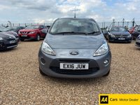 USED 2016 16 FORD KA 1.2 Zetec Hatchback 3dr Petrol Manual Euro 5 (s/s) (69 ps) IDEAL FIRST CAR/ CHEAP TAX