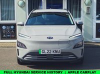 USED 2022 22 HYUNDAI KONA 64kWh Premium SUV 5dr Electric Auto (10.5kW Charger) (204 ps) Full Hyundai Service History  |  Only 2 Owners From Brand New  |  2 Keys