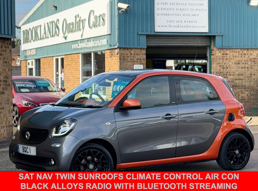 Smart Forfour 1.0 Edition 1 Hatchback 5 Door Graphite Grey/Lava