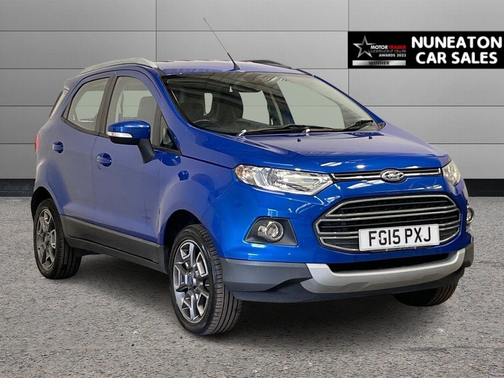 USED 2015 15 FORD ECOSPORT 1.5 TDCi Titanium SUV 5dr Diesel Manual 2WD Euro 5 (90 ps) Rear Parking Sensors