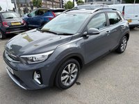 USED 2022 72 KIA STONIC Grey 1.0 T-GDi 2 SUV, 20,434 miles, Euro 6, Automatic, 16in Alloys, 8in Touchscreen, CarPlay/Android Auto, Bluetooth, Cruise, A/C.! This 2022 Kia Stonic T GDi 2 is a superb example, boasting exceptionally low mileage for its age with only 20434 miles covered by its single owner. This Euro 6 compliant 1.0 litre petrol model comes with a full service history, ensuring its mechanical well being, and will be supplied with a fresh 12 months MOT for your peace of mind. Inside, you'll find a host of convenient features designed to enhance your driving experience, including Apple CarPlay and Android Auto with voice control, allowing
