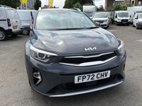 USED 2022 72 KIA STONIC Grey 1.0 T-GDi 2 SUV, 20,434 miles, Euro 6, Automatic, 16in Alloys, 8in Touchscreen, CarPlay/Android Auto, Bluetooth, Cruise, A/C.! This 2022 Kia Stonic T GDi 2 is a superb example, boasting exceptionally low mileage for its age with only 20434 miles covered by its single owner. This Euro 6 compliant 1.0 litre petrol model comes with a full service history, ensuring its mechanical well being, and will be supplied with a fresh 12 months MOT for your peace of mind. Inside, you'll find a host of convenient features designed to enhance your driving experience, including Apple CarPlay and Android Auto with voice control, allowing