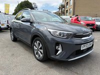 USED 2022 72 KIA STONIC Grey 1.0 T-GDi 2 SUV, 20,434 miles, Euro 6, Automatic, 16in Alloys, 8in Touchscreen, CarPlay/Android Auto, Bluetooth, Cruise, A/C.! This 2022 Kia Stonic T GDi 2 is a superb example, boasting exceptionally low mileage for its age with only 20434 miles covered by its single owner. This Euro 6 compliant 1.0 litre petrol model comes with a full service history, ensuring its mechanical well being, and will be supplied with a fresh 12 months MOT for your peace of mind. Inside, you'll find a host of convenient features designed to enhance your driving experience, including Apple CarPlay and Android Auto with voice control, allowing