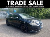 USED 2012 12 SEAT LEON 2.0 TDI CR FR+ Supercopa Hatchback 5dr Diesel Manual Euro 5 (170 ps) * TRADE SALE | SOLD AS SEEN *