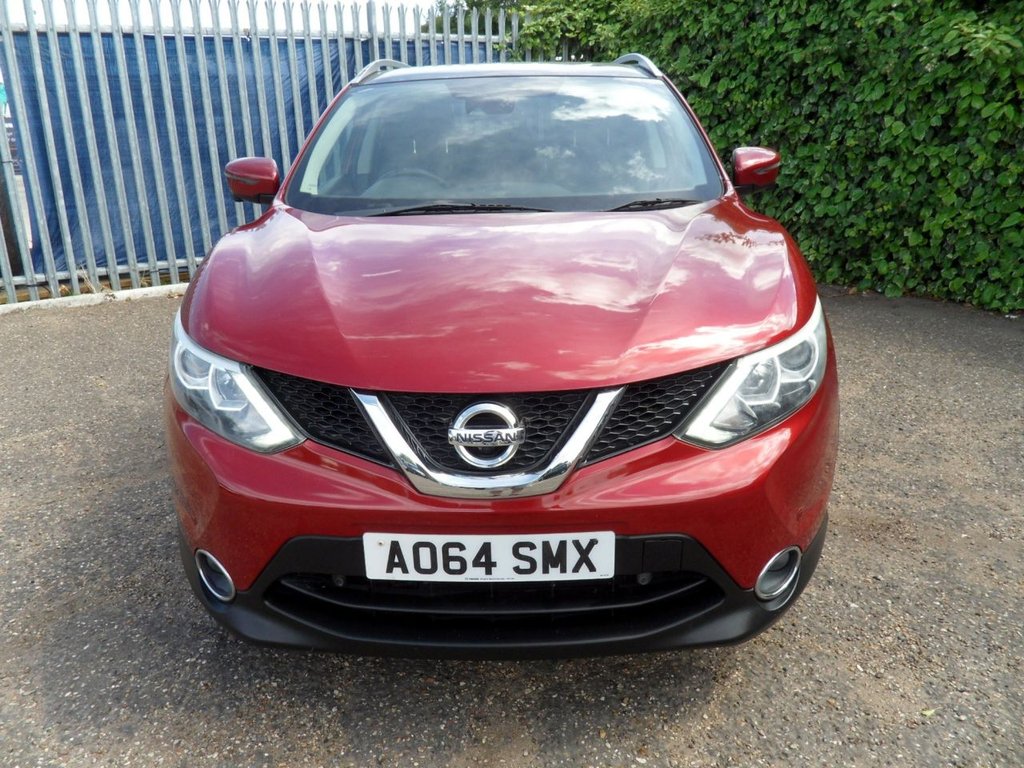 USED 2014 64 NISSAN QASHQAI 1.2 DIG-T n-tec+ SUV 5dr Petrol Manual 2WD Euro 5 (s/s) (115 ps) Pan Roof Sat Nav Privacy 360 Camera
