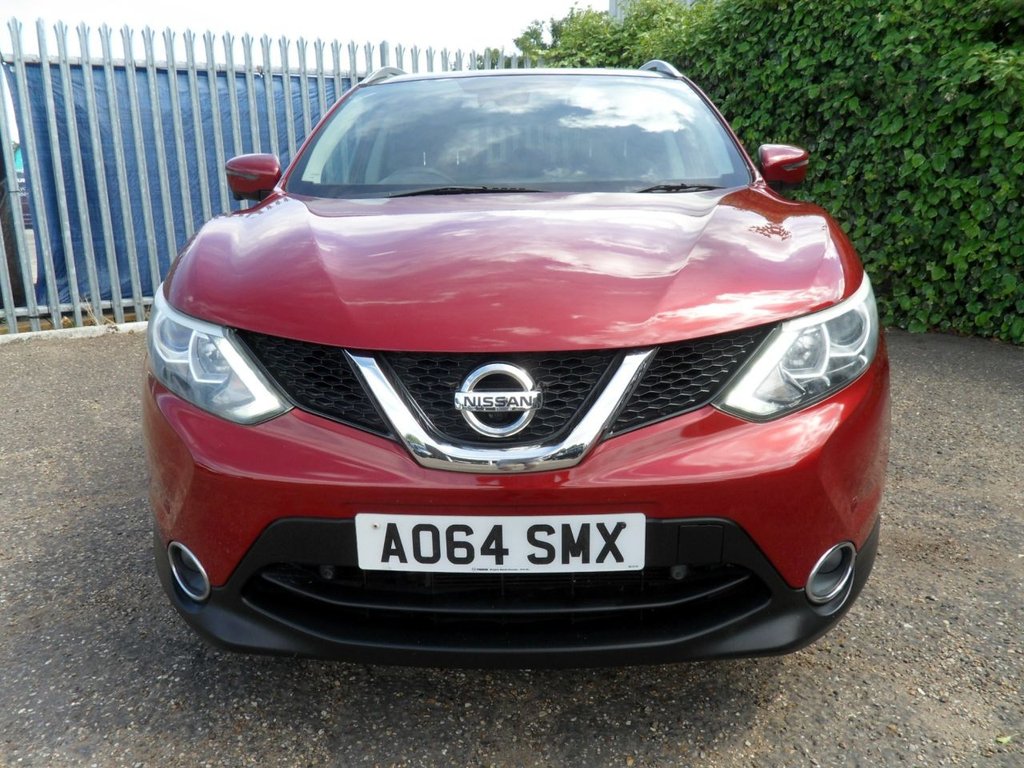USED 2014 64 NISSAN QASHQAI 1.2 DIG-T n-tec+ SUV 5dr Petrol Manual 2WD Euro 5 (s/s) (115 ps) Pan Roof Sat Nav Privacy 360 Camera