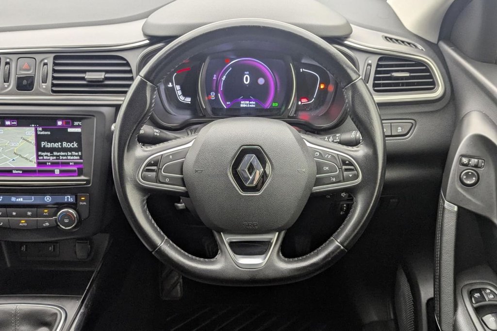 USED 2018 68 RENAULT KADJAR 1.3 TCe Dynamique S Nav SUV 5dr Petrol Manual Euro 6 (s/s) (140 ps) Sat Nav, 19" Alloys, Sensors