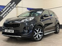 USED 2017 17 KIA SPORTAGE 2.0 CRDi GT-Line S SUV 5 Door Diesel Auto AWD Euro 6 (182 bhp) 10 SERVICES TO 51,423 MILES