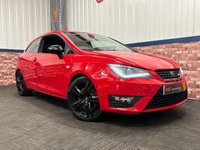 USED 2017 17 SEAT IBIZA 1.8 TSI Cupra Black Sport Coupe 3dr Petrol Manual Euro 6 (s/s) (192 ps) Milltek Exhaust-Apple Car Play