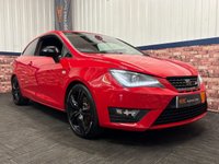 USED 2017 17 SEAT IBIZA 1.8 TSI Cupra Black Sport Coupe 3dr Petrol Manual Euro 6 (s/s) (192 ps) Milltek Exhaust-Apple Car Play