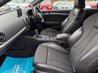 USED 2014 64 AUDI A3 1.6 TDI S line Hatchback 3dr Diesel S Tronic Euro 6 (s/s) (110 ps) Pan opening glass roof, Nav, Rear camera, 9 services