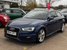 USED 2014 64 AUDI A3 1.6 TDI S line Hatchback 3dr Diesel S Tronic Euro 6 (s/s) (110 ps) Pan opening glass roof, Nav, Rear camera, 9 services