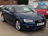 USED 2014 64 AUDI A3 1.6 TDI S line Hatchback 3dr Diesel S Tronic Euro 6 (s/s) (110 ps) Pan opening glass roof, Nav, Rear camera, 9 services