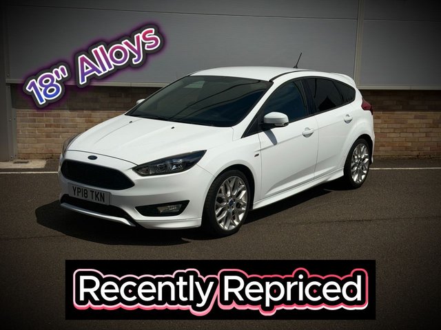 View our Ford Focus 1.0T EcoBoost ST-Line Hatchback 5dr Petrol Manual Euro 6 (s/s) (140 ps)