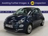 USED 2017 67 FIAT 500 1.2 Lounge Hatchback 3dr Petrol Manual Euro 6 (s/s) (69 bhp) - AA INSPECTED (ONE OWNER - 6 STAMP HISTORY)