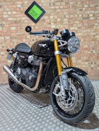 USED 2022 22 TRIUMPH THRUXTON 1200 RS LOW MILEAGE - EXTRAS - FANTASTIC LOOKING BIKE. LOW MILEAGE - WARRANTY