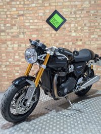 USED 2022 22 TRIUMPH THRUXTON 1200 RS LOW MILEAGE - EXTRAS - FANTASTIC LOOKING BIKE. LOW MILEAGE - WARRANTY