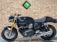 USED 2022 22 TRIUMPH THRUXTON 1200 RS LOW MILEAGE - EXTRAS - FANTASTIC LOOKING BIKE. LOW MILEAGE - WARRANTY
