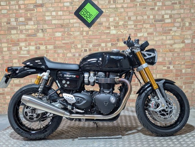 View our Triumph Thruxton 1200 RS LOW MILEAGE - EXTRAS - FANTASTIC LOOKING BIKE.