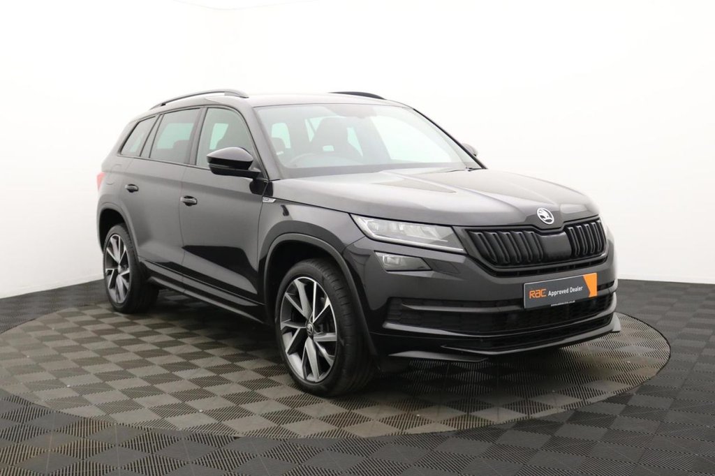 USED 2019 19 SKODA KODIAQ 1.5 TSI ACT SportLine SUV 5dr Petrol DSG 4WD Euro 6 (s/s) (7 Seat) (150 ps) 7 Seats, Car Play, 4x4
