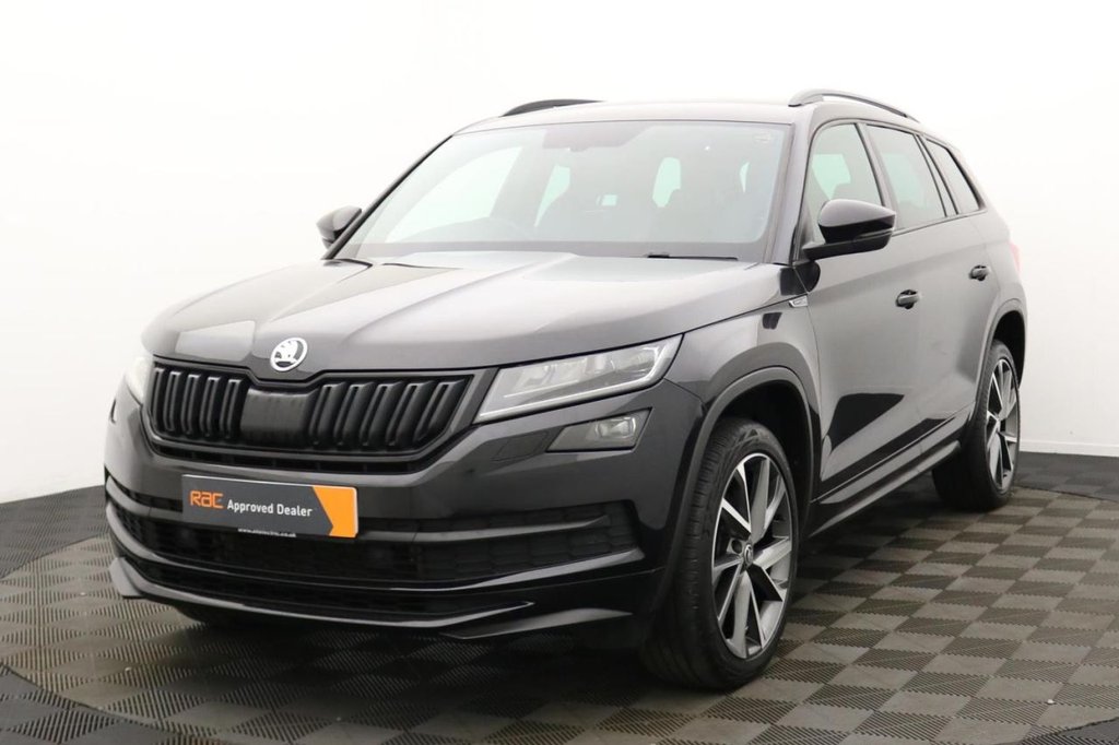 USED 2019 19 SKODA KODIAQ 1.5 TSI ACT SportLine SUV 5dr Petrol DSG 4WD Euro 6 (s/s) (7 Seat) (150 ps) 7 Seats, Car Play, 4x4