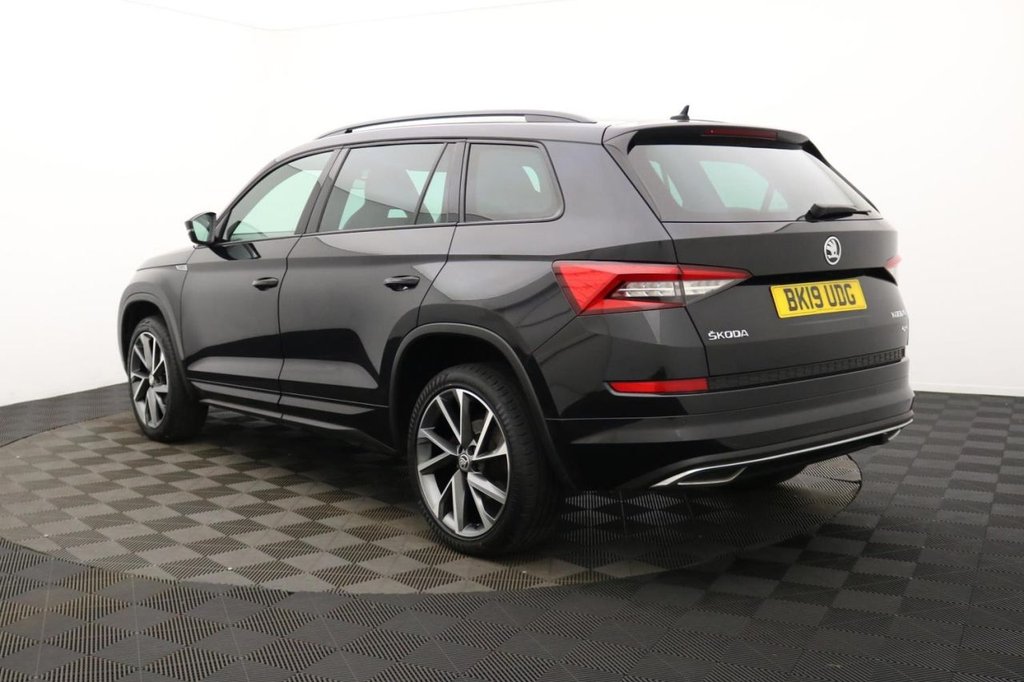 USED 2019 19 SKODA KODIAQ 1.5 TSI ACT SportLine SUV 5dr Petrol DSG 4WD Euro 6 (s/s) (7 Seat) (150 ps) 7 Seats, Car Play, 4x4