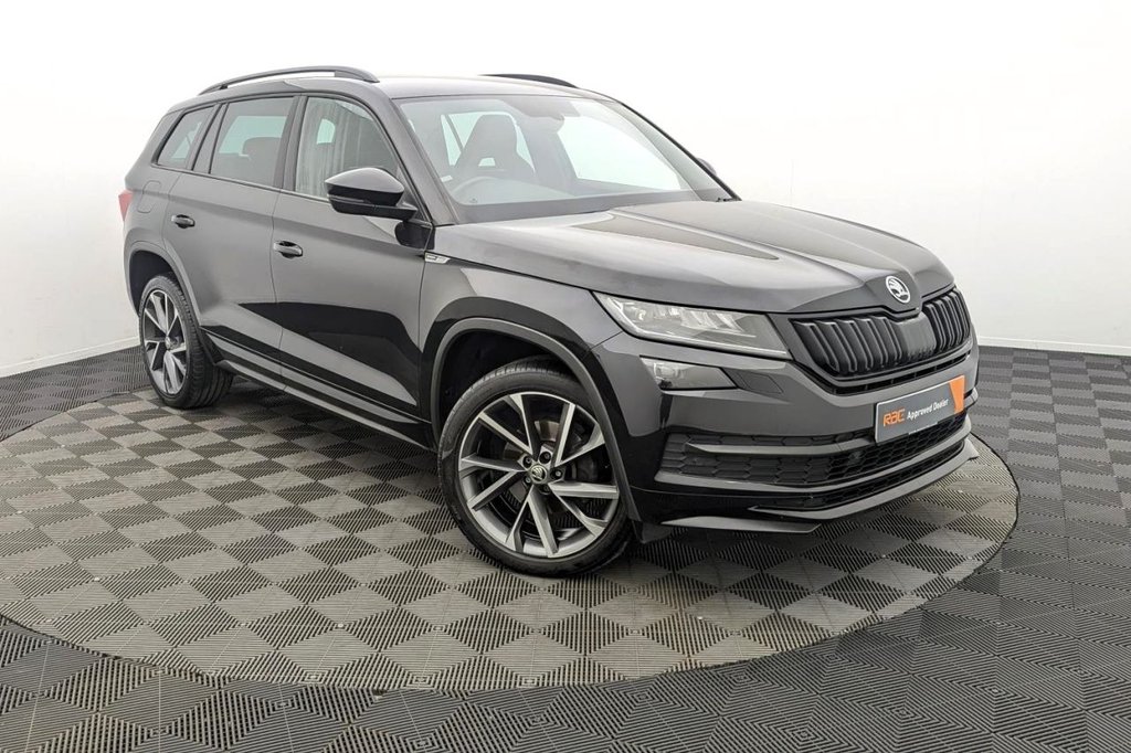 USED 2019 19 SKODA KODIAQ 1.5 TSI ACT SportLine SUV 5dr Petrol DSG 4WD Euro 6 (s/s) (7 Seat) (150 ps) 7 Seats, Car Play, 4x4