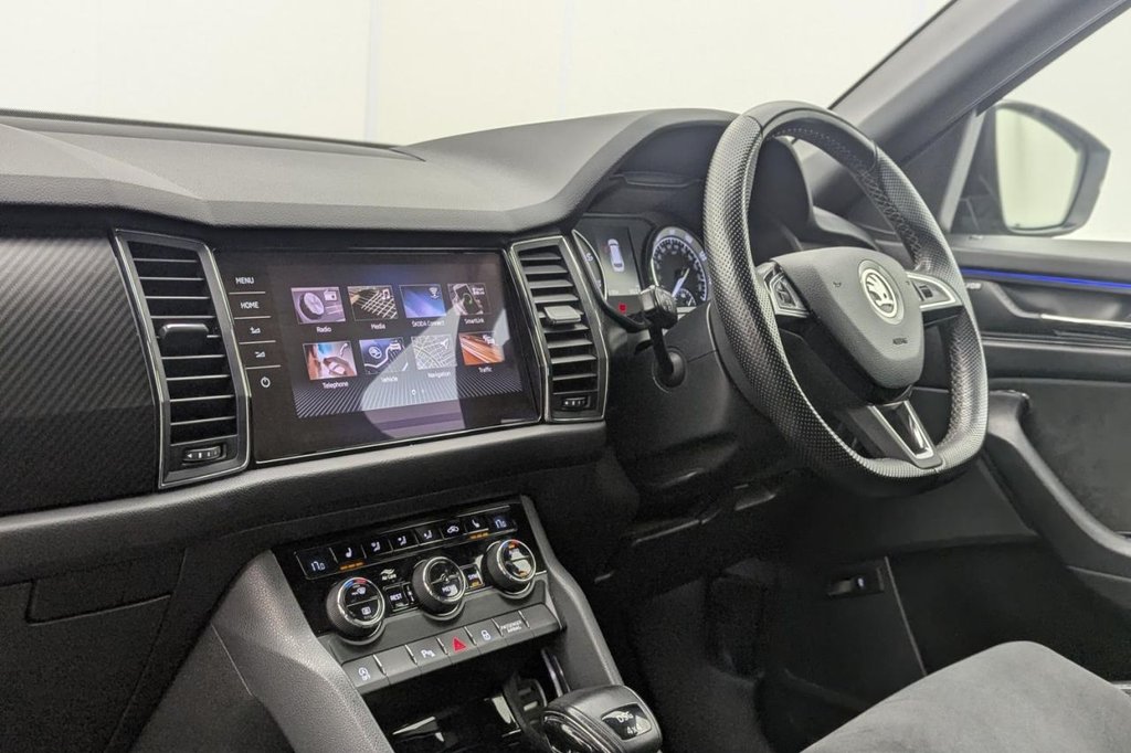 USED 2019 19 SKODA KODIAQ 1.5 TSI ACT SportLine SUV 5dr Petrol DSG 4WD Euro 6 (s/s) (7 Seat) (150 ps) 7 Seats, Car Play, 4x4