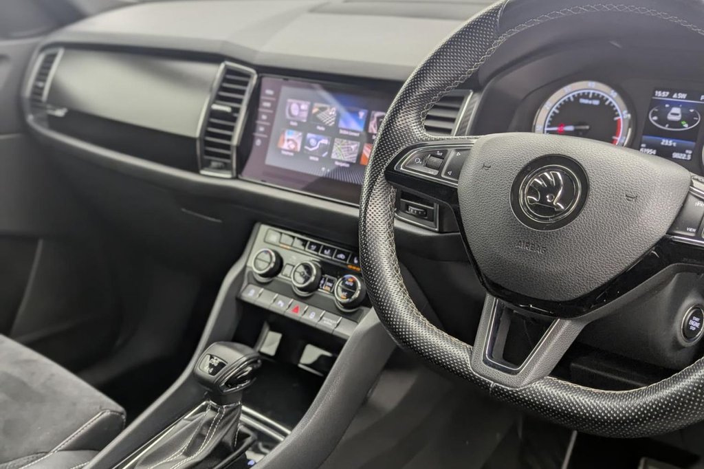 USED 2019 19 SKODA KODIAQ 1.5 TSI ACT SportLine SUV 5dr Petrol DSG 4WD Euro 6 (s/s) (7 Seat) (150 ps) 7 Seats, Car Play, 4x4