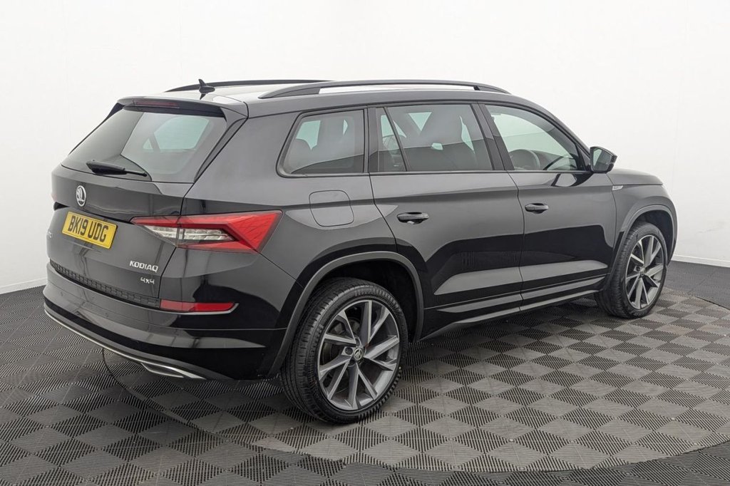 USED 2019 19 SKODA KODIAQ 1.5 TSI ACT SportLine SUV 5dr Petrol DSG 4WD Euro 6 (s/s) (7 Seat) (150 ps) 7 Seats, Car Play, 4x4