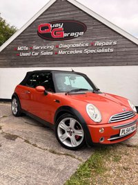 USED 2004 54 MINI CONVERTIBLE 1.6 Cooper Convertible 2dr Petrol Manual Euro 3 (115 ps) Fun, economical and perfect for sunny days.