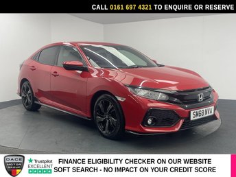 2019 HONDA CIVIC 1.5 VTEC Turbo GPF Sport Hatchback 5dr Petrol Manual Euro 6 (s/s) (182 ps) &pound;12970.00