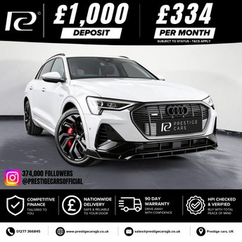 2021 AUDI E-TRON 50 Black Edition SUV 5dr Electric Auto quattro 71.2kWh (313 ps) &pound;19990.00