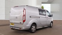 USED 2017 17 FORD TRANSIT CUSTOM 2.0 TDCi 290 Limited CREW CAB Van 5dr Diesel Manual L2 H2 (128 bhp) NO VAT JUST 66K FSH (6 SERVICES) !!!! LWB 6 SEAT FACTORY CREW CAB !!!!
