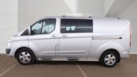 USED 2017 17 FORD TRANSIT CUSTOM 2.0 TDCi 290 Limited CREW CAB Van 5dr Diesel Manual L2 H2 (128 bhp) NO VAT JUST 66K FSH (6 SERVICES) !!!! LWB 6 SEAT FACTORY CREW CAB !!!!