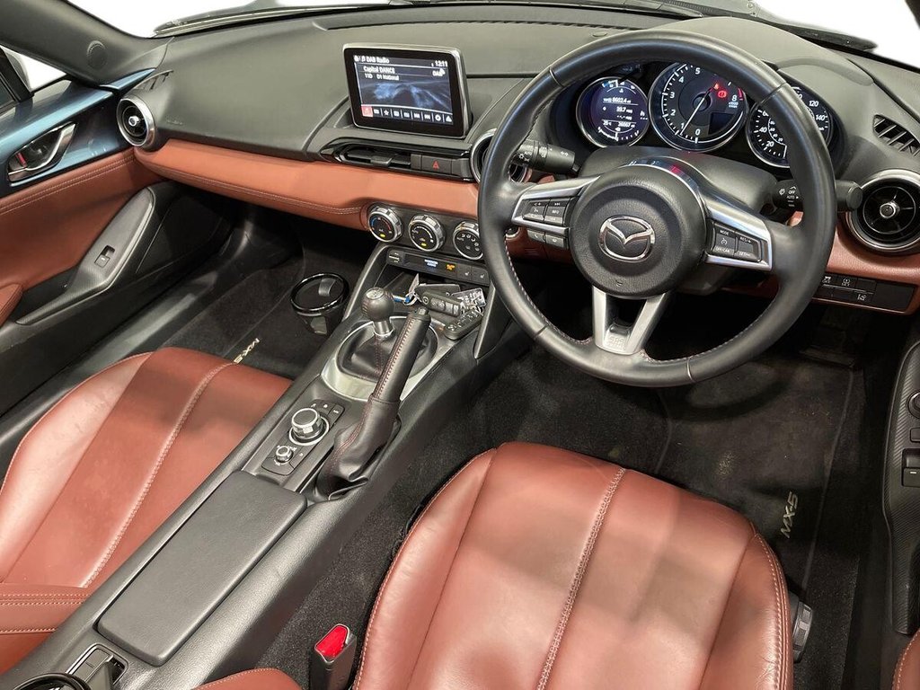 USED 2017 17 MAZDA MX-5 RF 2.0 SKYACTIV-G Sport Nav Convertible 2dr Petrol Manual Euro 6 (160 ps) GREAT SERVICE HISTORY - LOW MILES