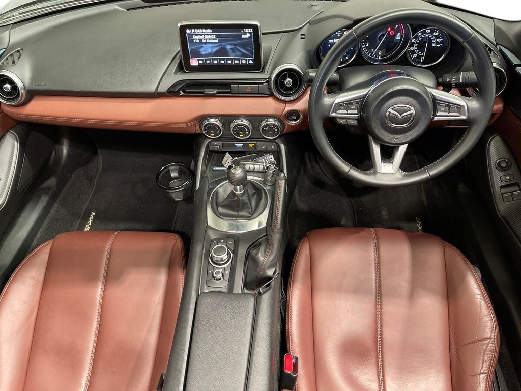 USED 2017 17 MAZDA MX-5 RF 2.0 SKYACTIV-G Sport Nav Convertible 2dr Petrol Manual Euro 6 (160 ps) GREAT SERVICE HISTORY - LOW MILES