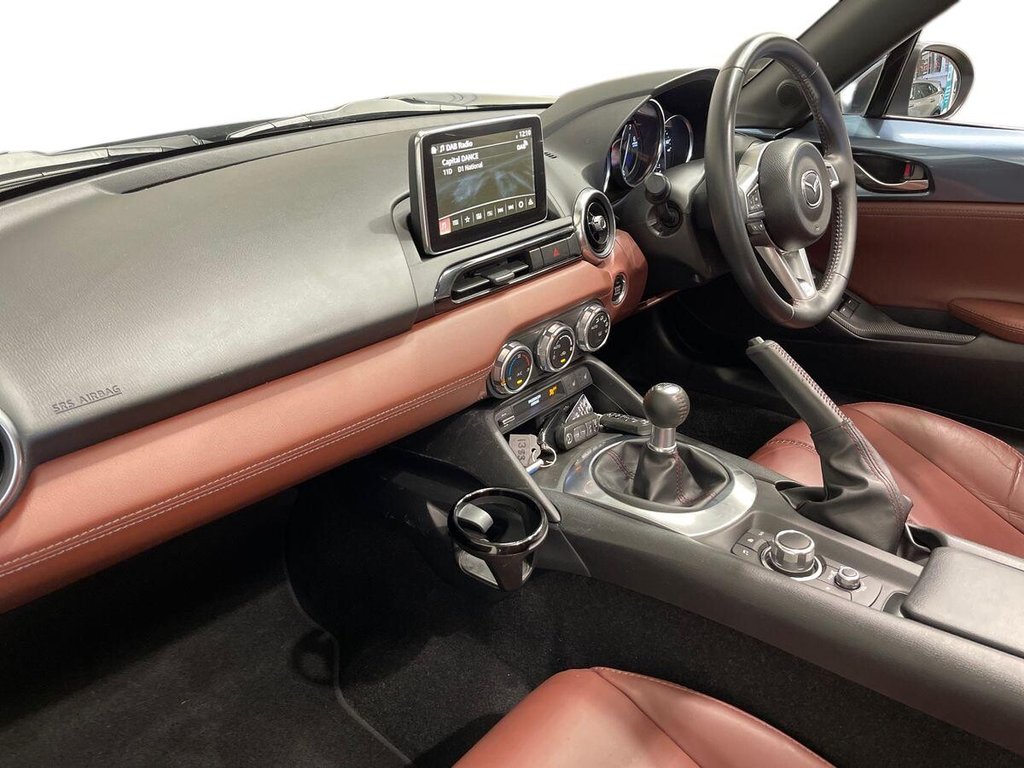 USED 2017 17 MAZDA MX-5 RF 2.0 SKYACTIV-G Sport Nav Convertible 2dr Petrol Manual Euro 6 (160 ps) GREAT SERVICE HISTORY - LOW MILES