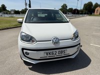 USED 2012 62 VOLKSWAGEN UP! 1.0 High up! Hatchback 3dr Petrol Manual Euro 5 (75 ps) BLUETOOTH, MOT FEBRUARY 2027