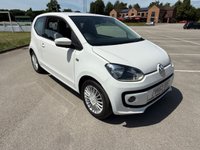 USED 2012 62 VOLKSWAGEN UP! 1.0 High up! Hatchback 3dr Petrol Manual Euro 5 (75 ps) BLUETOOTH, MOT FEBRUARY 2027