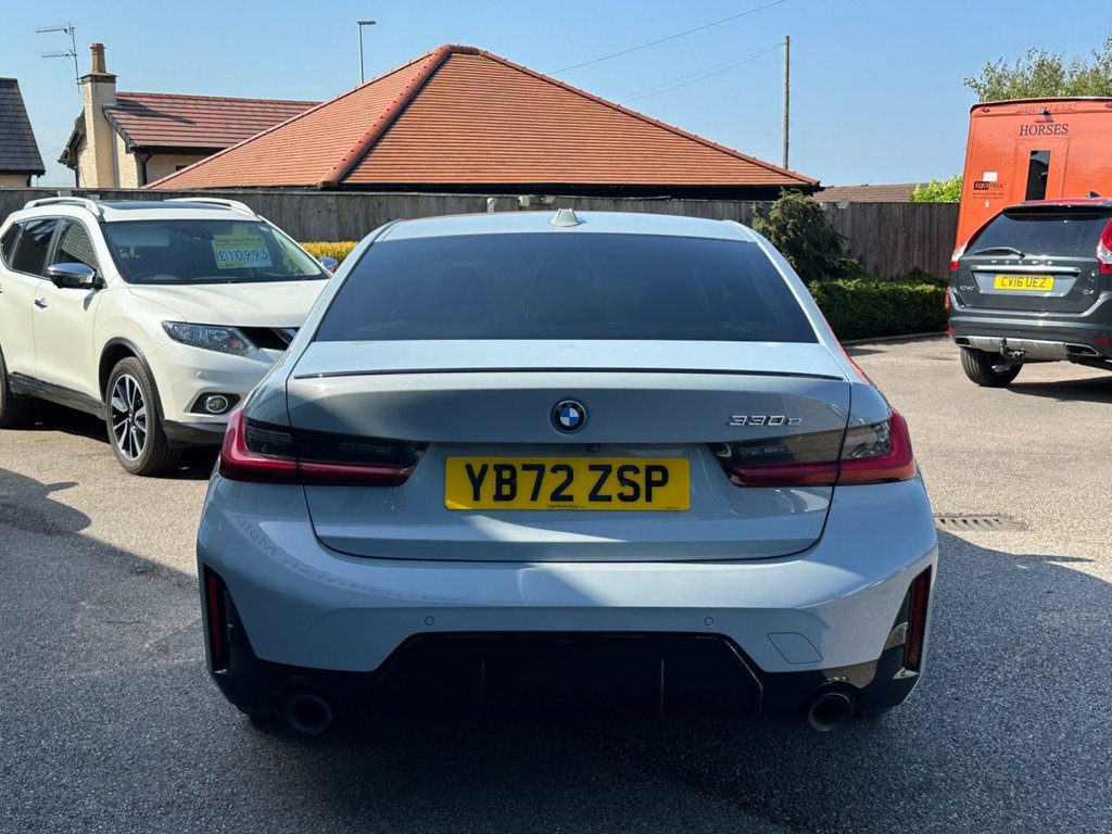USED 2023 72 BMW 3 SERIES 2.0 330e 12kWh M Sport Saloon 4dr Petrol Plug-in Hybrid Auto Euro 6 (s/s) (292 ps) FULL S/H Huge Spec Great Condition